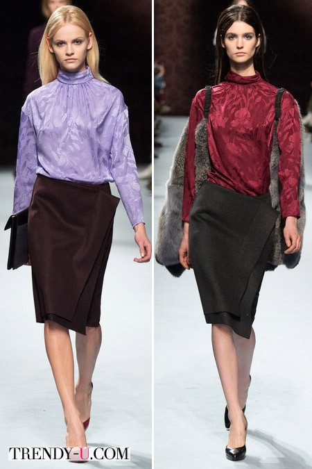 Блузки модных цветов осень-зима 2014-2015 от Nina Ricci