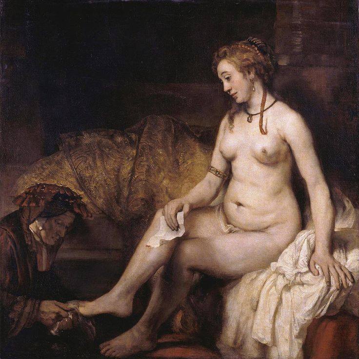 Рембрандт Ван Рейн. Вирсавия. 1654 г. Лувр, Париж