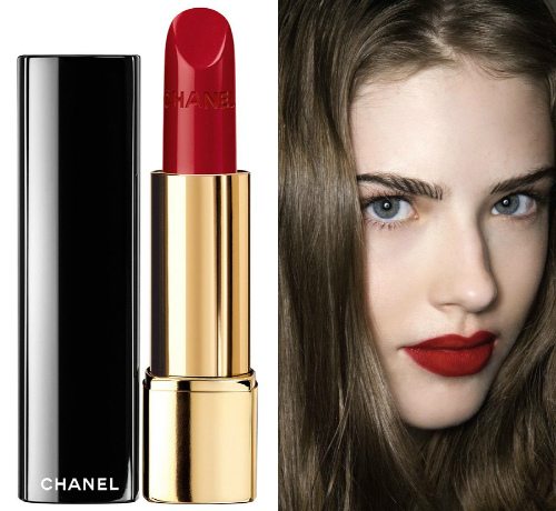 Темный красный оттенок Pirate от Chanel Rouge Allure Intense Long-Wear Lip Colour 