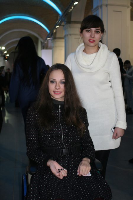 В фойе показов осенне-зимних коллекций на Ukrainian Fashion Week