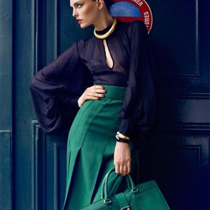 С чем носить длинную зеленую юбку в году (фото) - odezhda