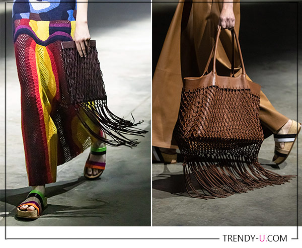 Плетеные сумки из весенне-летней коллекции Gabriela Hearst 2022