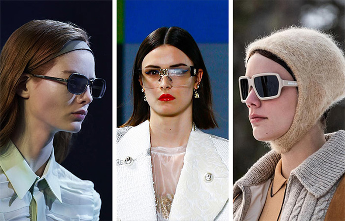 Модные очки Salvatore Ferragamo, Dolce Gabbana Miu Miu FW 2021-2022