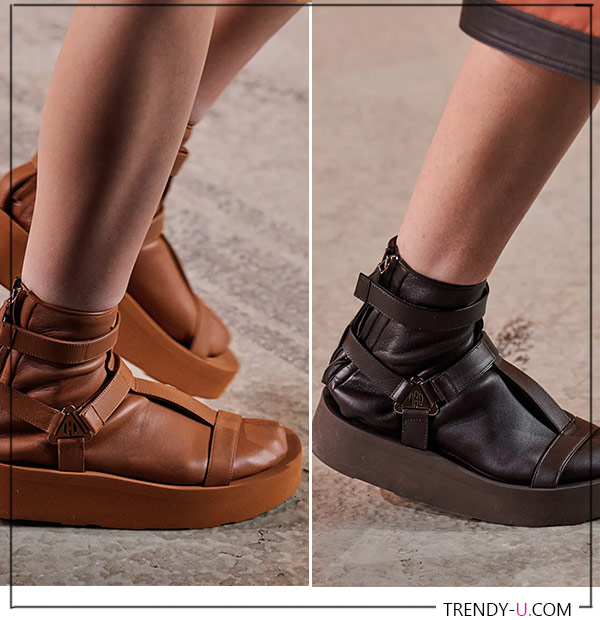 То ли сандалии, то ли ботильоны от Hermès весна-лето 2022