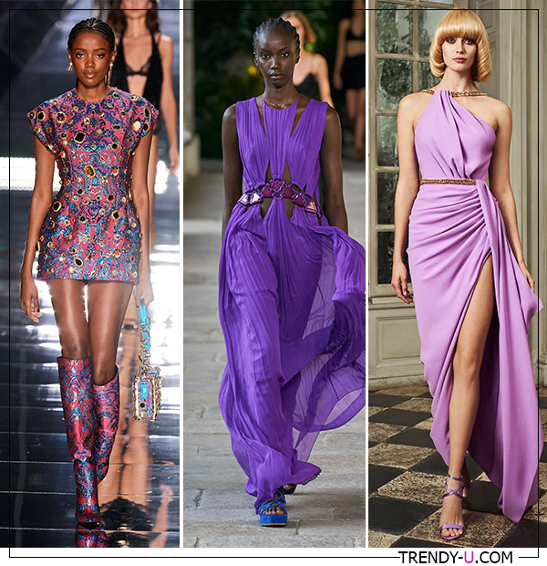 Платья самого модного цвета в коллекциях Dolce & Gabbana, Alberta Ferretti и Zuhair Murad 2022 