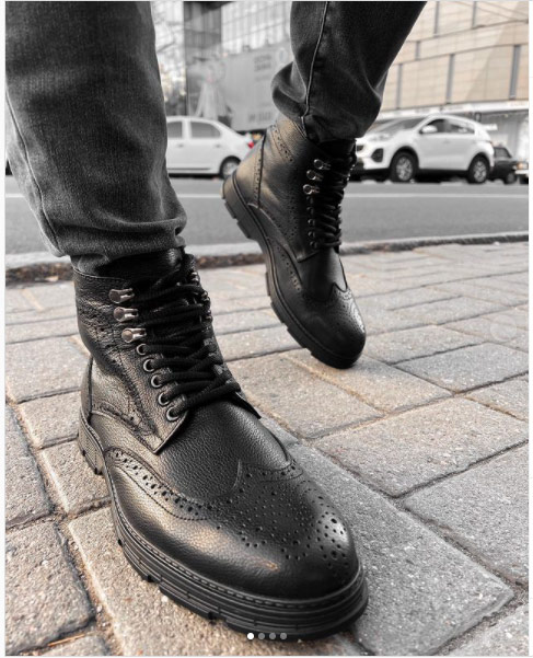 Мужские кожаные ботинки от NV Brand