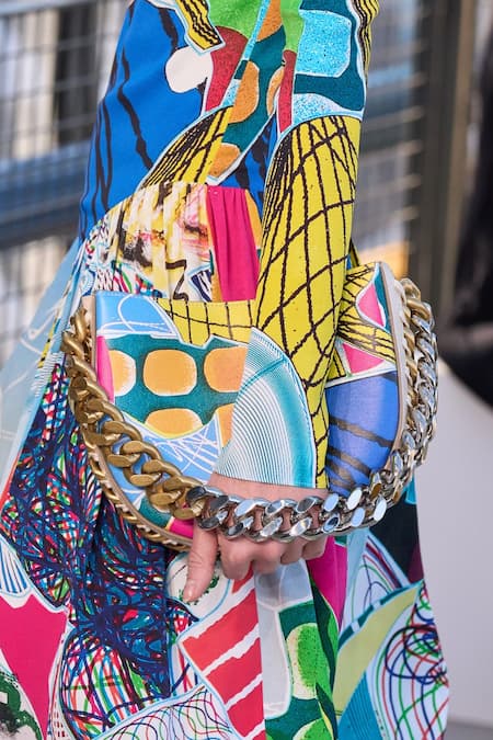 Разноцветная сумка с цепью Stella McCartney